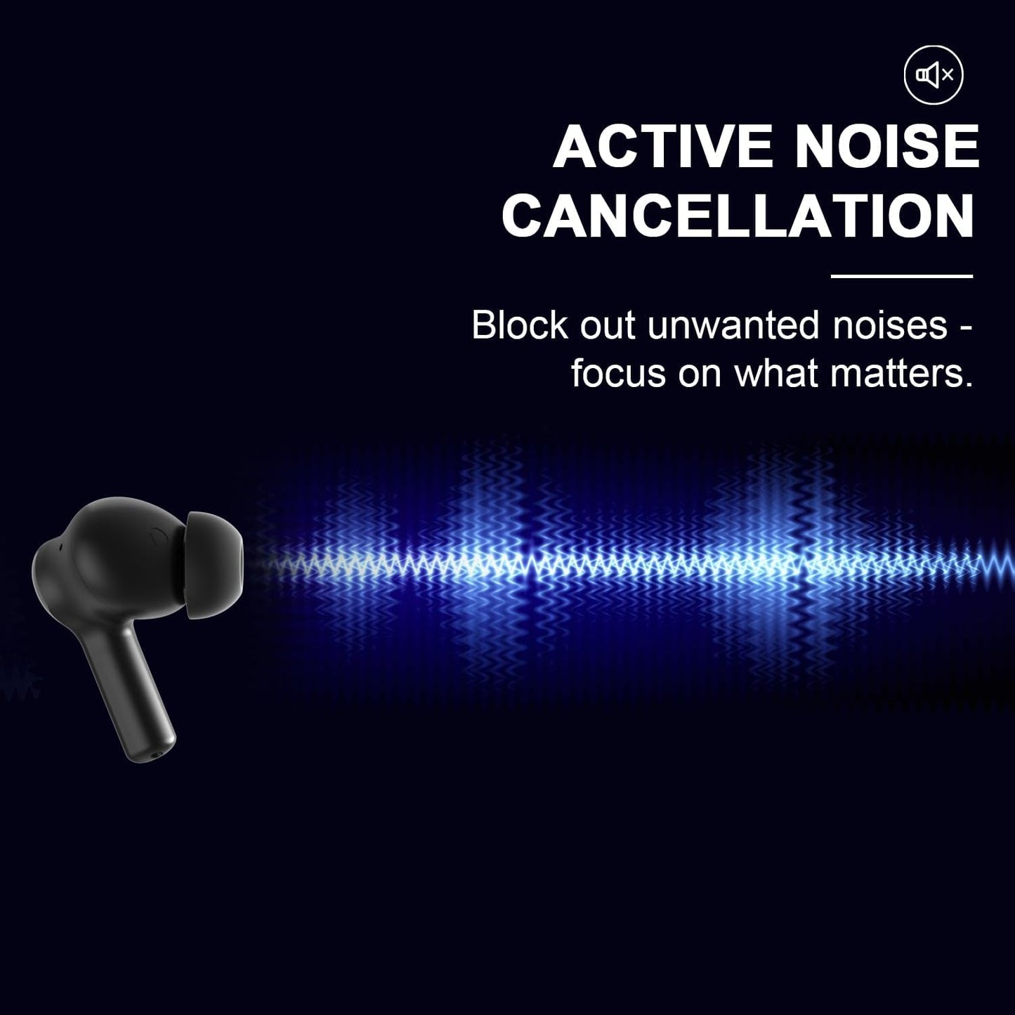 LZWWIFI Bluetooth Headphones, Bluetooth 5.3 Earphone with ANC&ENC Noise Cancelling, 40H Playtime, 10mm Drivers, Deep Bass, High-Sensitivity Microphone, Wireless Earbuds for Sports and Travel